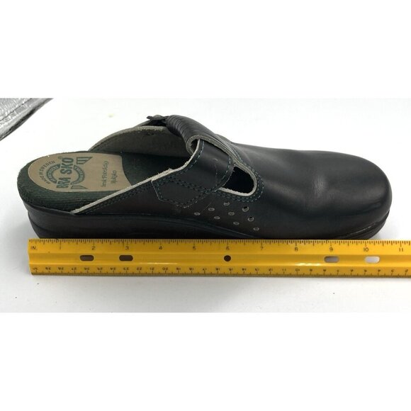 BRA SKO Black Leather Comfort Clogs Size 45 US 11 Nursing Medical Sweden - Picture 11 of 13